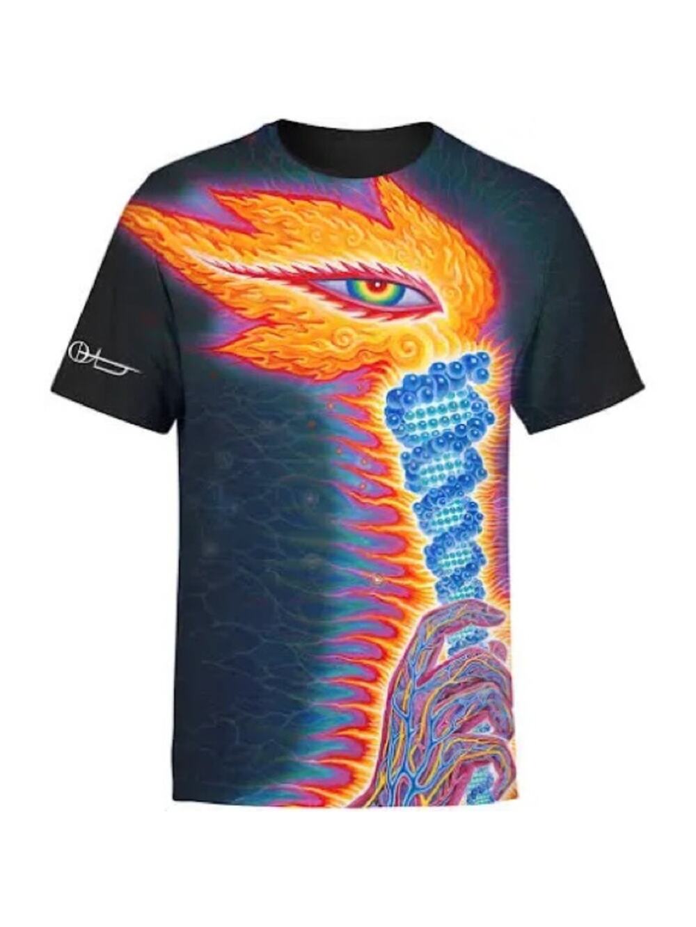 Official TOOL Torch Band AOP Shirt Tour Size Large NWOT